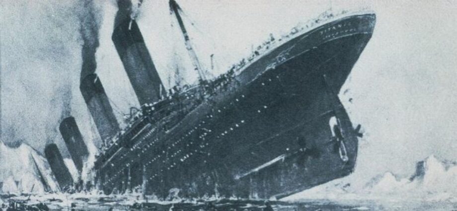 titanic iceberg tragedy